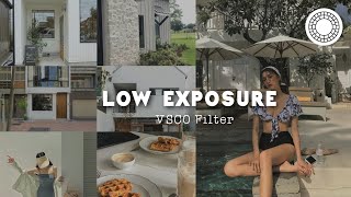 Low Exposure VSCO photo editing tutorial  vsco filter [upl. by Dessma972]