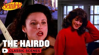 Elaines Friend Has An Old Fashioned Hairdo  The Kiss Hello  Seinfeld [upl. by Crary92]