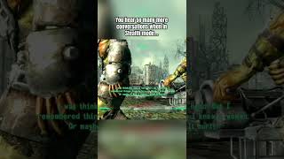 You hear so many more conversations when in Stealth mode… fallout fallout3 falloutclips [upl. by Sunil]