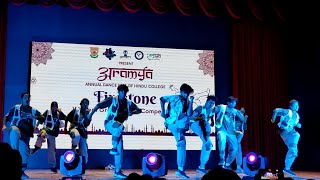 Dance Performance Day 1 in Hindu College Fest  Mecca 2023  Delhi University [upl. by Nnylarej]