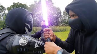 Epic Lightsaber Battle  Makashi Vs Soresu [upl. by Ahsitneuq]