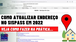 COMO ATUALIZAR ENDEREÇO NO SISPASS  ATUALIZADO 2022 [upl. by Rocco]