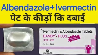 Albendazole amp Ivermectin tablets  Albendazole and ivermectin tablet uses  bandy plus tablet [upl. by Akirahc]