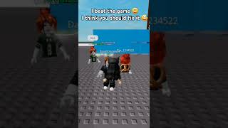 I BEAT THE GAME amminga shorts roblox edit trend robloxedit [upl. by Keane]