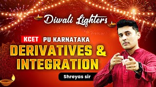 KCET 2025 Basics of Derivatives amp Integration  Shreyas sir Physics  V Karnakata  Basic maths [upl. by Znarf]