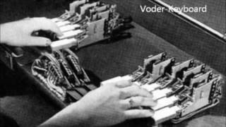 The Voder 1939 the worlds first electronic voice synthesizer [upl. by Cohl843]