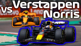 Lando Norris VS Max Verstappen For The Win  F1 Imola GP Race Reactions [upl. by Euton]