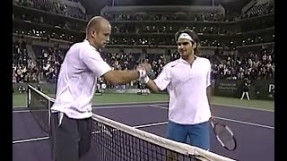 Roger Federer vs Ivan Ljubicic 2005 Indian Wells R4 Highlights [upl. by Neelear]