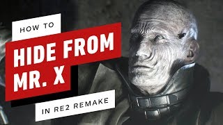 Resident Evil 2 Remake  How to Hide From Mr X [upl. by Ecined687]