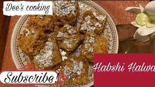 Habshi Halwa with few ingredientseasy Recipe [upl. by Elahcar]