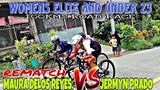 JERMYN PRADO VS MAURA DELOS REYES REMATCH NATIONAL ROAD CHAMPIONSHIP 2023 [upl. by Hamlin864]