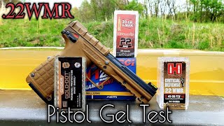 22WMR 22 Magnum Pistol Ballistic Gel Test  Keltec PMR30 Hornady CCI Speer [upl. by Melicent913]