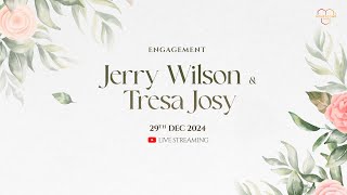 Jerry Wilson amp Tresa Josy ENGAGEMENT [upl. by Jenny]