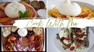 What is Burrata Cheese  4 Simple Burrata Recipes easyrecipe burrata cheese [upl. by Alleram]