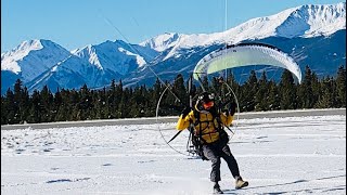 Paramotor flyby in Leadville Colorado [upl. by Ricky878]