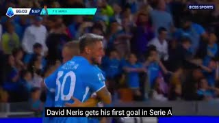 Gol di David Neres Napoli Vs Como 31 Analisi di tutti i gol Punti salienti estesi [upl. by Fausta]