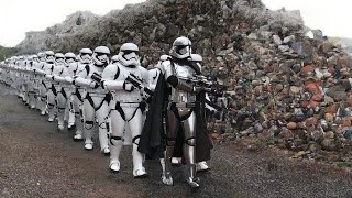 Stormtroopers March in perfect formation quotDisney Worldquot [upl. by Nylirehc439]