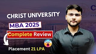 Christ University Bangalore Honest review  MBA 2025  Admission  Cutoff fee structure [upl. by Aniarrol399]