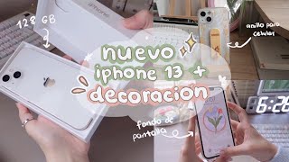 ☁decorando mi celular🍨  unboxing iphone 13📦 sofiapricot [upl. by Amsden]