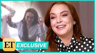 Lindsay Lohan Reacts to The DoTheLilo Mykonos Dance Exclusive [upl. by Kerek]