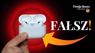 Fake AirPods Pro 2  PODRÓBKI IDEALNE  Nie daj się oszukać🙅‍♂️ [upl. by Shedd]