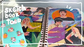 Sketchbook tour mossery mixed media sketchbook [upl. by Ecar]