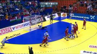 EHF EURO 2012  HUN v ISL 1st Half [upl. by Darrick]