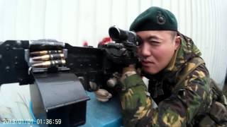 British version GPMG L7A2 with SUSAT amp 50 Mag M240B airsoft [upl. by Chavaree136]