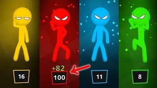 REAL Gameplay of Stickman Party with 1234 PLAYERS [upl. by Ardnos540]