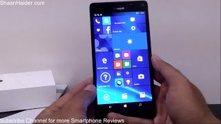 Microsoft Lumia 950 XL  Unboxing and First Impressions [upl. by Nathalie]