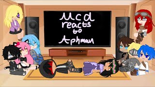 Mcd reacts to Aphmau  first reaction video  Credit Aphmau [upl. by Almallah12]