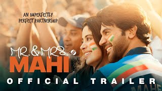 MR amp MRS MAHI  OFFICIAL TRAILER  Rajkummar Rao  Janhvi Kapoor  Sharan Sharma  31st May [upl. by Myrlene]