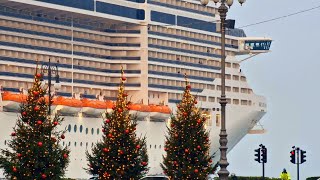 MSC Splendida Trieste 26112024 Carol of the Bells [upl. by Tennek412]