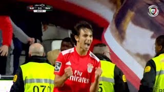 Goal  Golo João Félix Benfica 22 Rio Ave Liga 1819 16 [upl. by Tserrof]