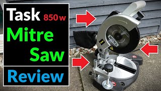 Task 850w Compound Mitre Saw with 190mm Blade Tool Review [upl. by Oberon]