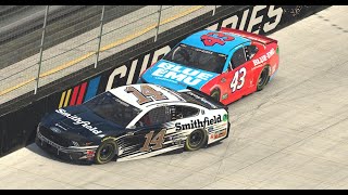 Bowyer frustrated with Bubba Wallace at virtual Bristol  iRacing Pro Series Invitational [upl. by Infield769]