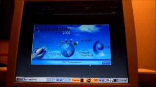 Compuserve 2000 running on Windows 98 in 2012 [upl. by Bollay]