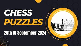 Chess Puzzles  20th of September 2024 chess [upl. by Yralam]