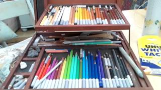 Painting with pastel pencils [upl. by Bettencourt208]