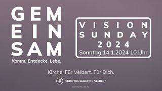 GEMEINSAM  VisionSunday  141  10 Uhr [upl. by Osmond]