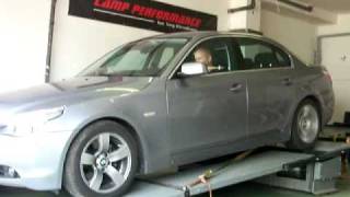 BMW E60 530D Dyno tuning [upl. by Metsky]