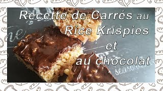 Recette du Québec  Carrés de Rice Krispies au chocolat [upl. by Brighton]