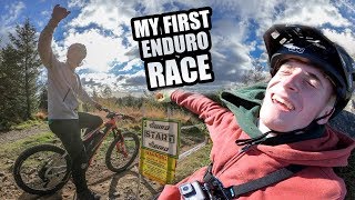 MY FIRST MTB ENDURO RACE [upl. by Asinla]