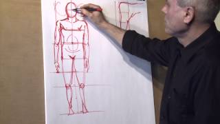 Drawing Teaching 3 The Human Proportions English [upl. by Ciredor]