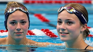 Teenage Swimmers William Ellard and Olivia NewmanBaronius Advance to Finals at La Defense Arena [upl. by Ojyllek]