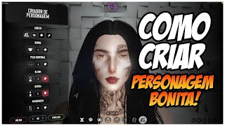 GTA RP COMO CRIAR PERSONAGEM BONITA NO GTA RP [upl. by Assirralc]