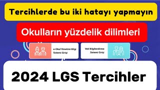 Tercih yaparken nelere dikkat edelim  Okulların yüzdelik dilimleri [upl. by Tiphani]