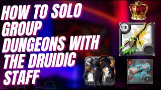 Druidic staff build guide for soloing group dungeons [upl. by Simons]