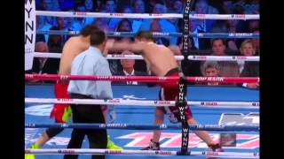 Sergio MartinezJulio Cesar Chavez Jr fight highlights [upl. by Ledah]