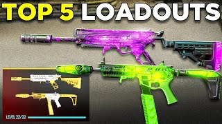 TOP 5 META SMG LOADOUTS in SEASON 5 👑 Warzone 3 Best Class Setups  MW3 [upl. by Merralee755]